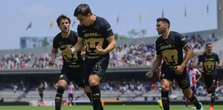 Dinenno, Huerta y Salvio llevaron a Pumas al triunfo sobre Toluca para acercarse a zona de reclasificación.