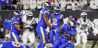 La ofensiva fue apoyada por una defensa que maltrató a Stafford toda la noche en Cincinnati