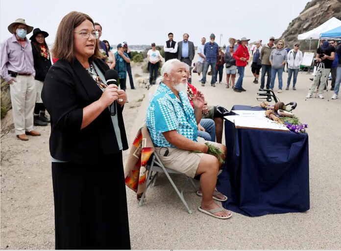 La tribu Chumash había abogado por que se protegiera la costa central de California, pero un borrador de plan de gestión omitió el tramo que protegían.
