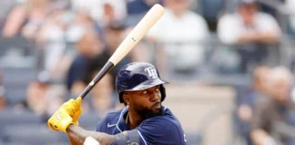 Randy Arozarena - Jardinero izquierdo de los Tampa Bay Rays (2023: 23 HR / 83 RBI / .789 OPS)