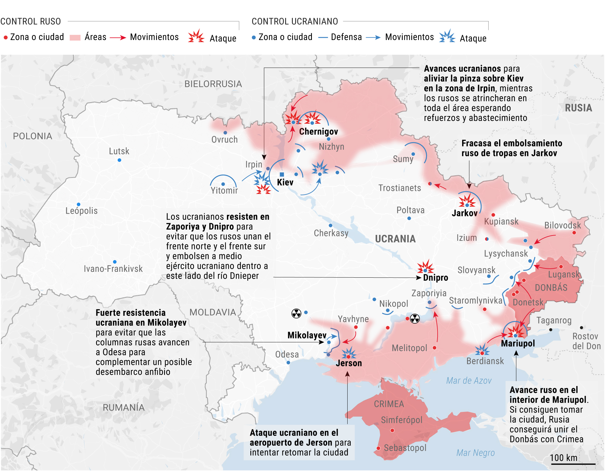 La guerra afronta el "momento decisivo": Rusia malgasta sus recursos bélicos y Ucrania trata de ganar terreno