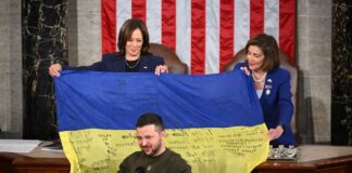 El presidente ucraniano ha intervenido en una sesión conjunta de las dos Cámaras del Congreso de Estados Unidos
