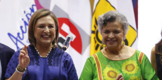 Xóchitl Gálvez y Beatriz Paredes, aspirantes a la candidatura por el FAM, critican que el gobierno de López Obrador no se pronuncie contra dictaduras.