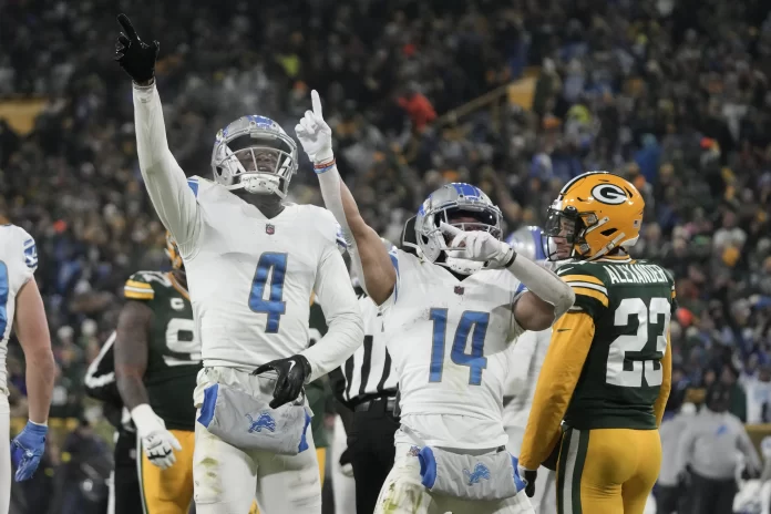 Detroit consolidan su favoritismo en la NFC Norte luego de dominar a Packers fuera de casa