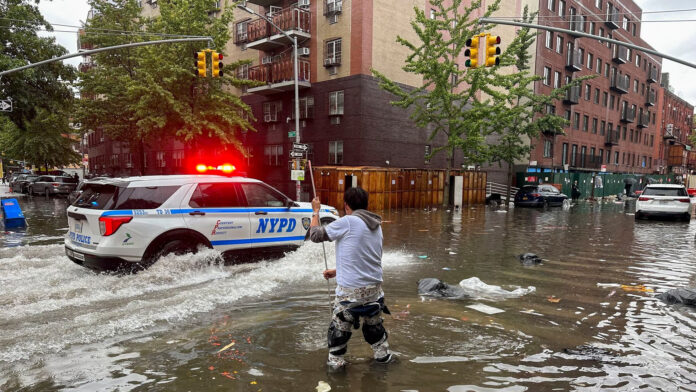 new york Se ha visto afectado el sistema de metro, autobús y las carreteras