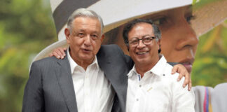 La paz de Colombia y México truncada por el narcotráfico.
