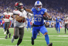 Los Detroit Lions mantuvieron su temporada de libro de cuentos de hadas y avanzaron a su primer Juego de Campeonato de la NFC desde 1991