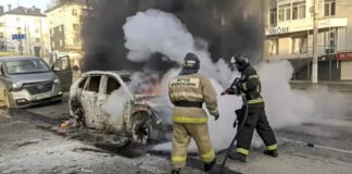 Al menos unas 14 personas muertas y un centenar de heridos fue el saldo de un ataque de Ucrania contra la ciudad rusa Bélgorod.