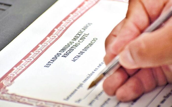 acta de divorcio