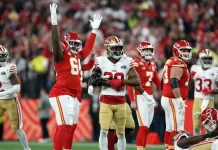 49ers firmaron su derrota al no entender cómo enterrar a Chiefs Pese a dominar casi todo el encuentro a Kansas City, San Francisco no hizo lo suficiente para noquear a su oponente y dejarlo tendido en el terreno de juego cuando pudo