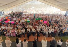 Más de 20 mil personas asistieron a informe de Sheinbaum en Ciudad Juárez