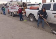 Refuerza Dirección de Limpia operativos en avenidas