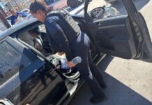 Policías Municipales auxilian a mujer en labor de parto en el centro de la ciudad