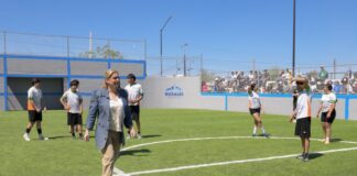 Entrega Maru Campos obras de infraestructura en Rosales; inversión supera los 54 mdp