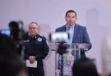 Presenta Cruz Pérez Cuéllar avances estratégicos en seguridad y desarme en Ciudad Juárez