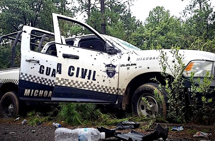 Emboscada en Michoacán desafía el ambiente mundialista dejando cinco policías muertos