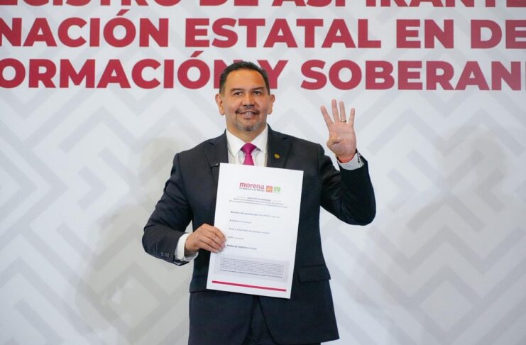 Formaliza Cruz Pérez Cuéllar su aspiración por la gobernatura de Chihuahua
