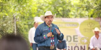 Demandan productores de la Sierra Tarahumara atención al campo; Cruz Pérez Cuéllar promete carretera Bahuichivo-Témoris