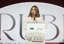 Cruz Pérez Cuéllar reconoce la gestión y el impacto social de Rubí Enríquez al frente del DIF Municipal