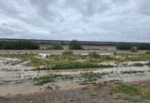 Emiten alerta preventiva: Tormenta aislada amenaza el suroeste de Ciudad Juárez con lluvias y granizo