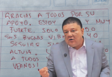 “Estoy bien y muy fuerte”: Jáuregui manda nota manuscrita desde el Altiplano